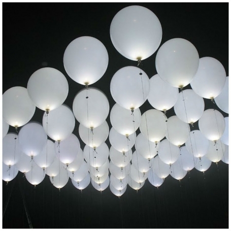 Balões De Led Branco