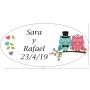 Conjunto de manicure personalizado como presente de casamento