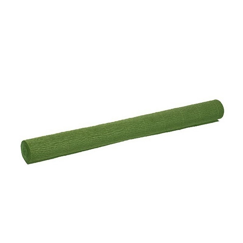 Papel crepe verde maçã
