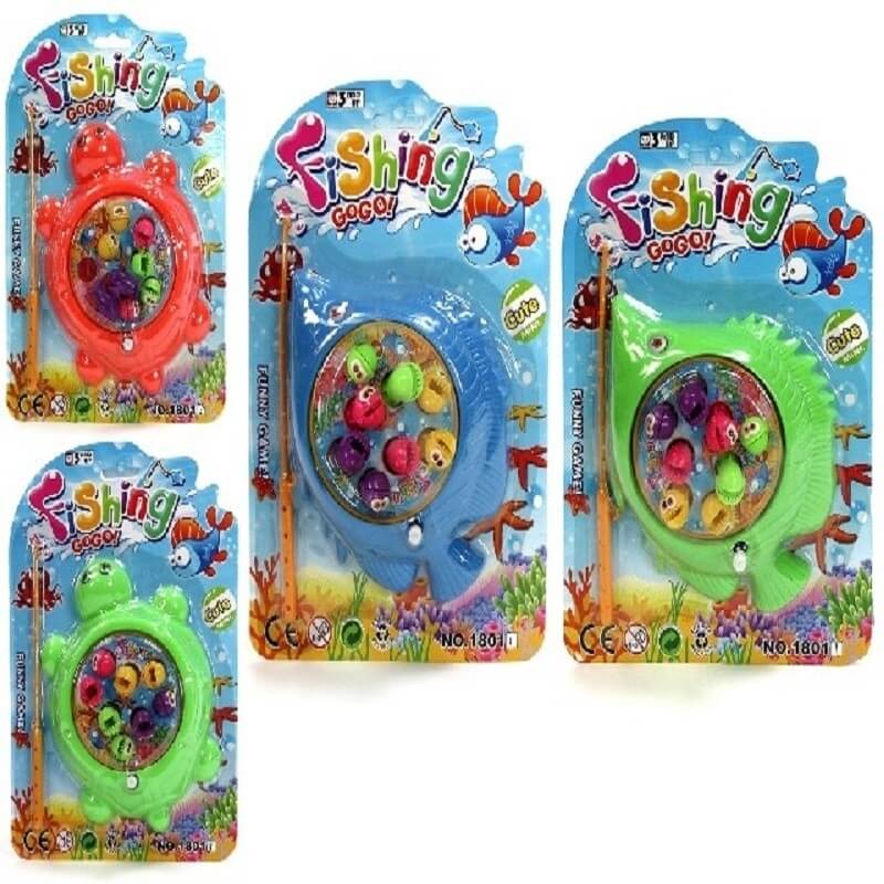 Jogo de Pesca Infantil com Vara e Peixes Coloridos: Detalhe Ideal para Eventos Infantis