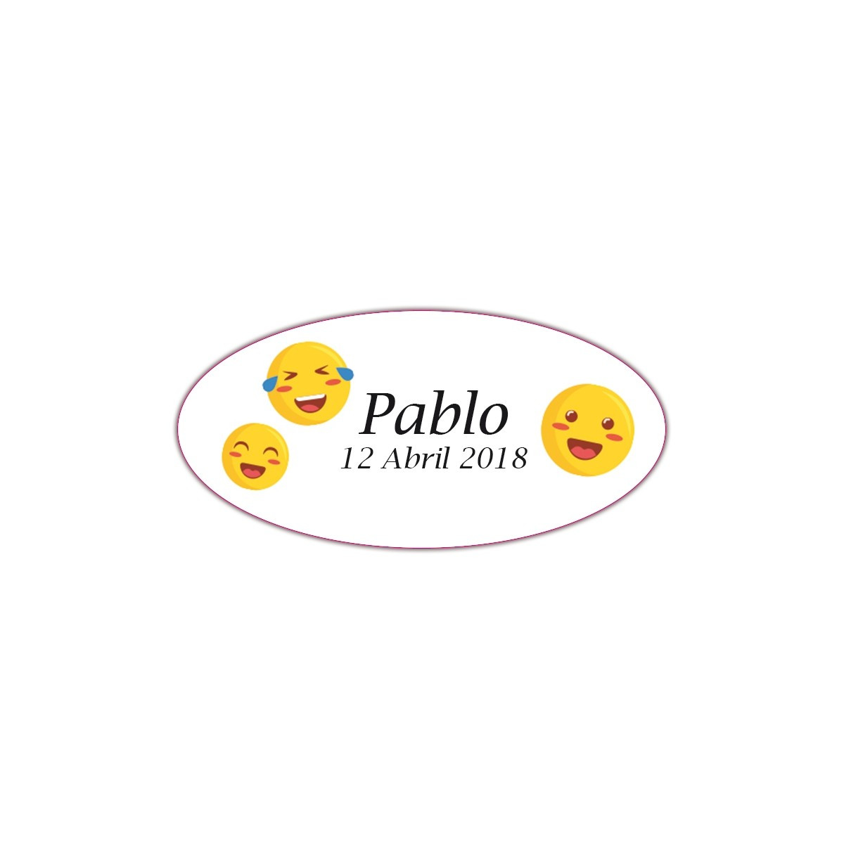 Rótulos de rosto personalizados