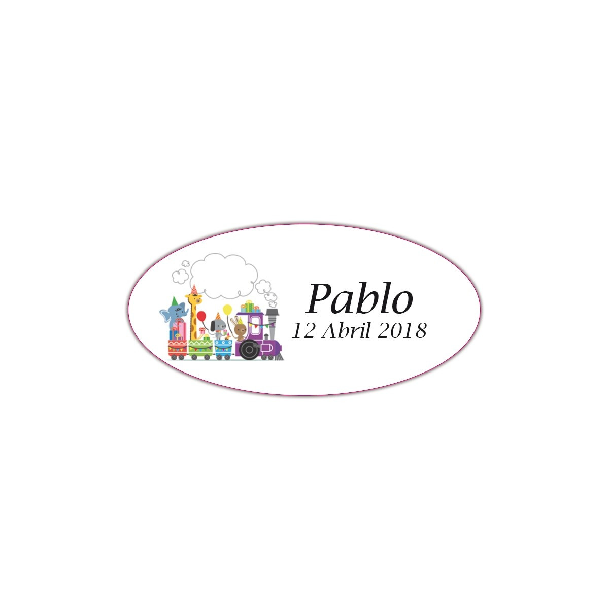 Etiquetas personalizadas para crianças