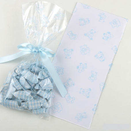 Sacos de celofane decorado