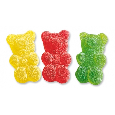 variedade gummies com açúcar