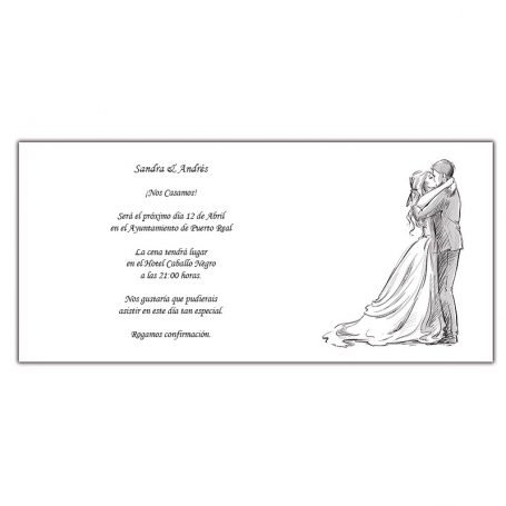 Convites de casamento simples e elegantes