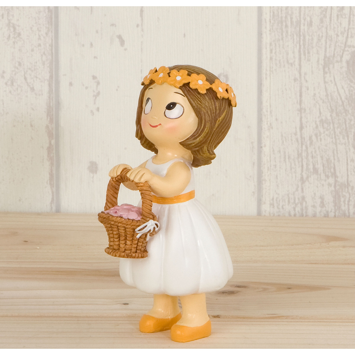 Menina figura para bolo
