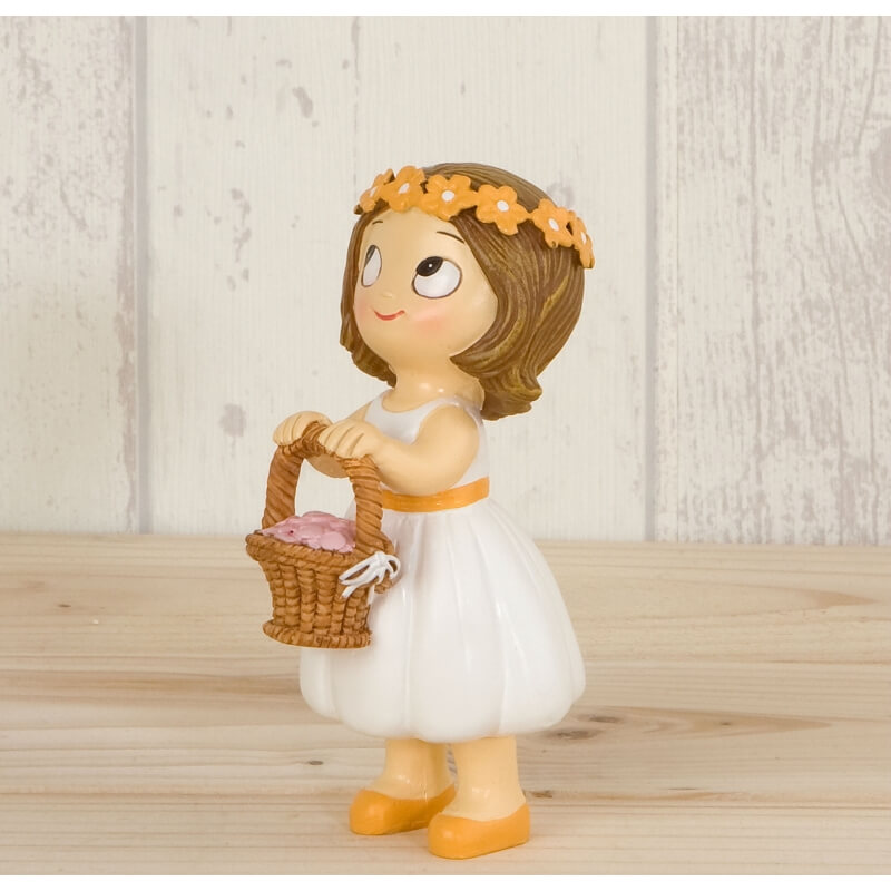 Menina figura para bolo