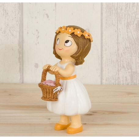 Menina figura para bolo