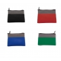 Carteira bicolor com zíper Design moderno e prático em várias cores