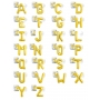 Baloons letras douradas