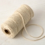 Cordão de juta marfim