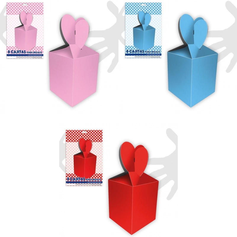 Pacote de caixinhas de papelão
