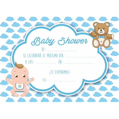 Convites de chá de bebê