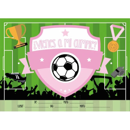 Convites do aniversário do futebol