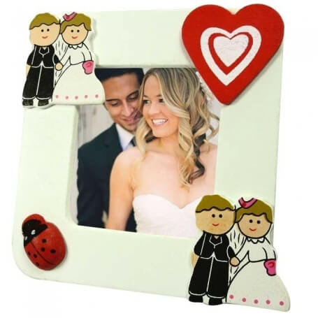 Porta-retratos personalizado para casamento