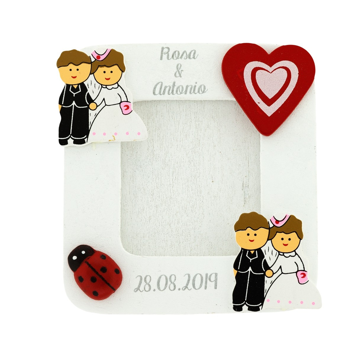 Porta-retratos personalizado para casamento