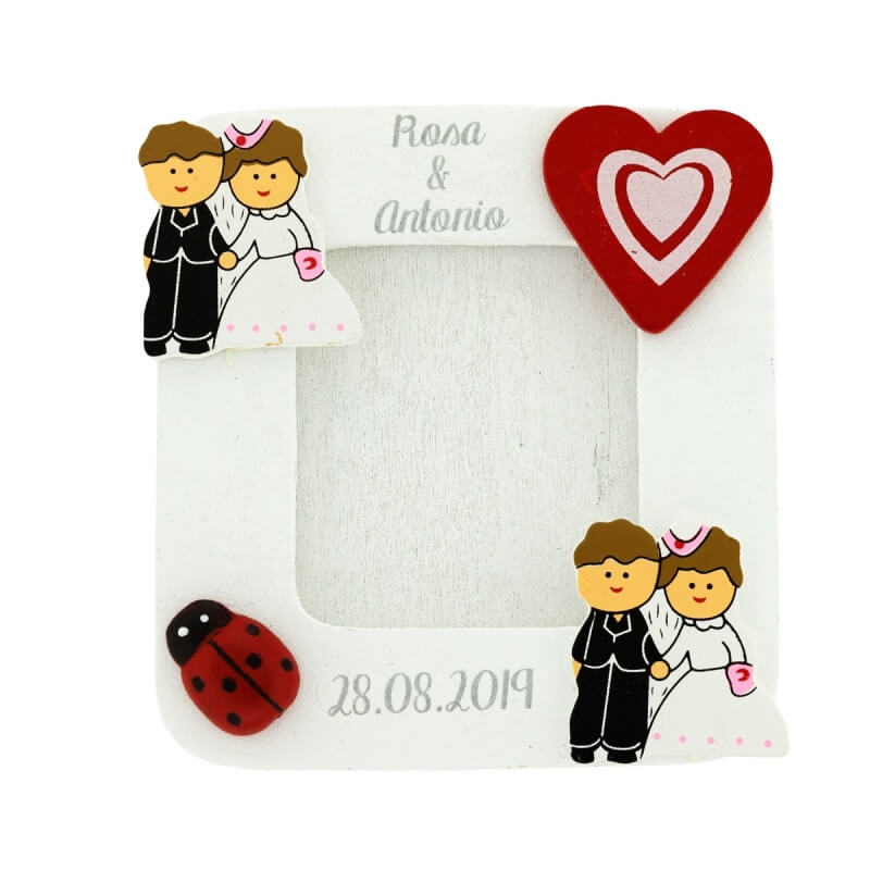 Porta-retratos personalizado para casamento