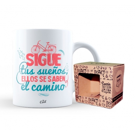 Caneca original siga seus sonhos