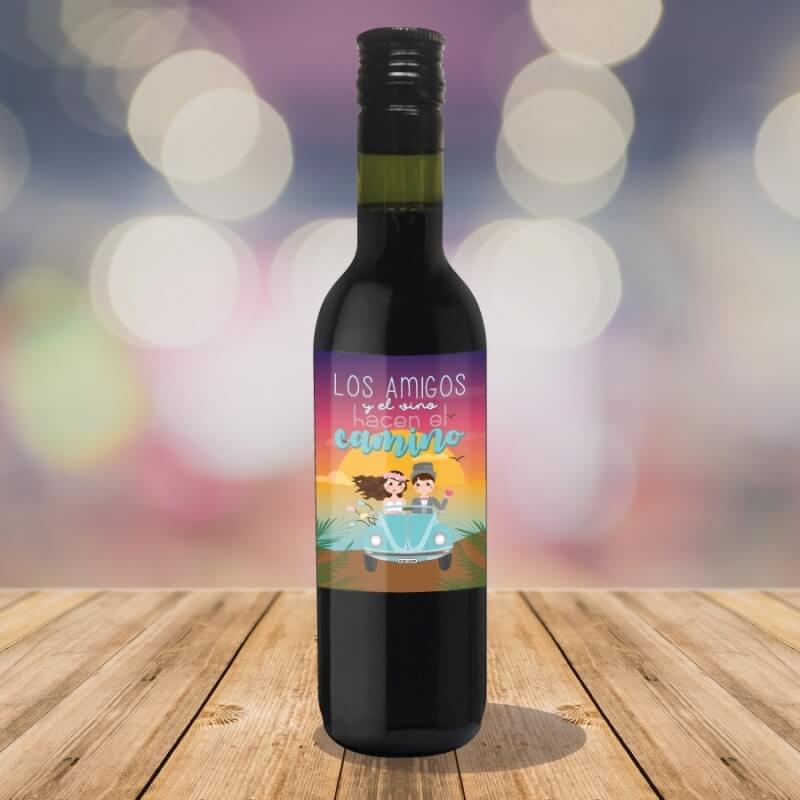 Garrafas de vinho para casamentos