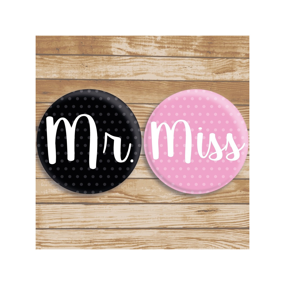 Miss e sr badges originais