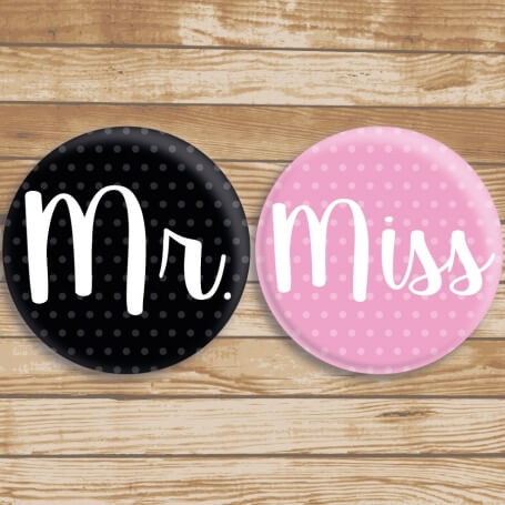 Miss e sr badges originais