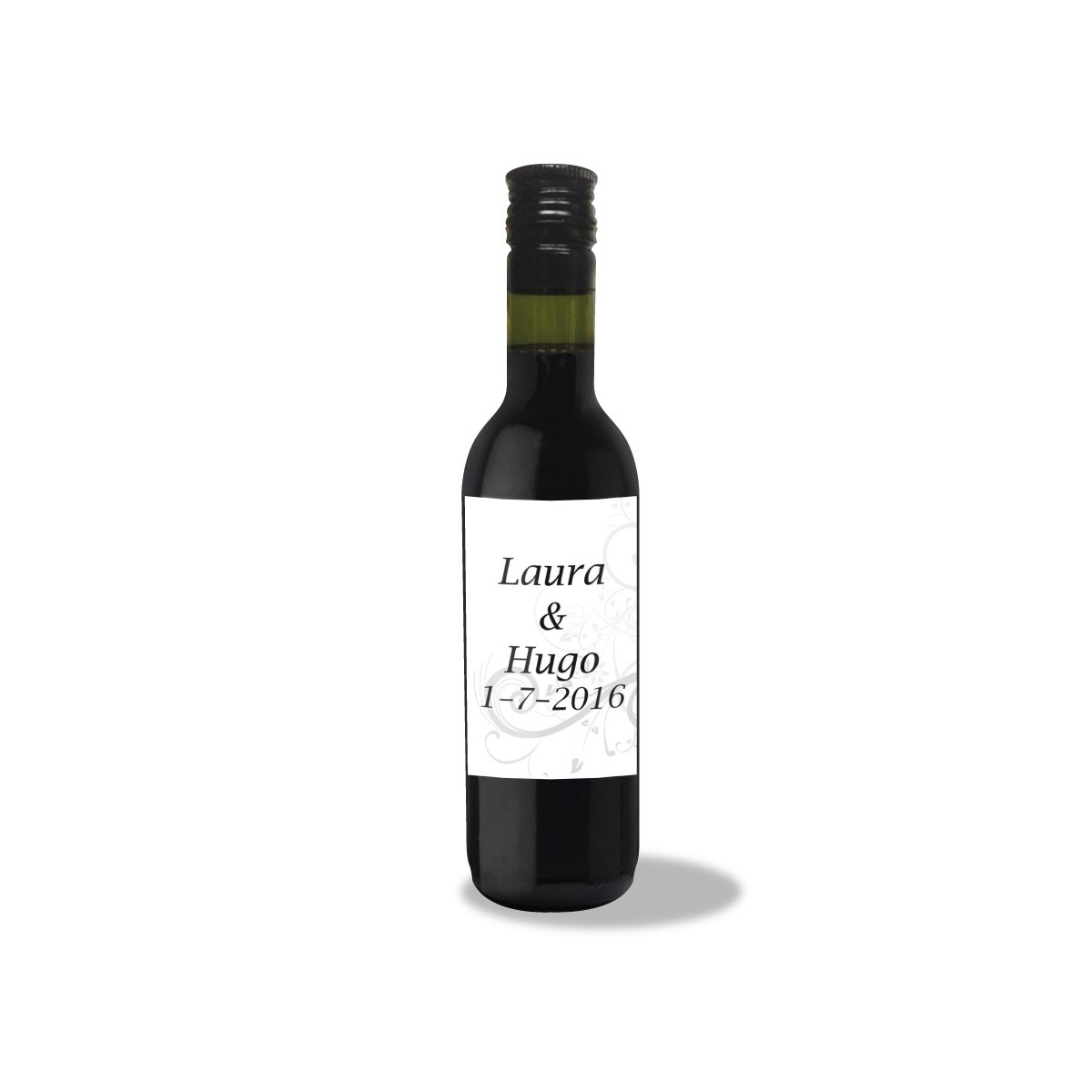 Garrafas de vinho personalizadas para casamentos