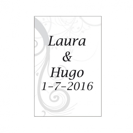 Garrafas de vinho personalizadas para casamento