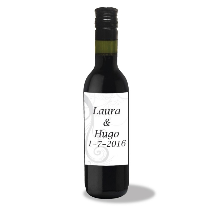 Garrafas de vinho personalizadas para casamento
