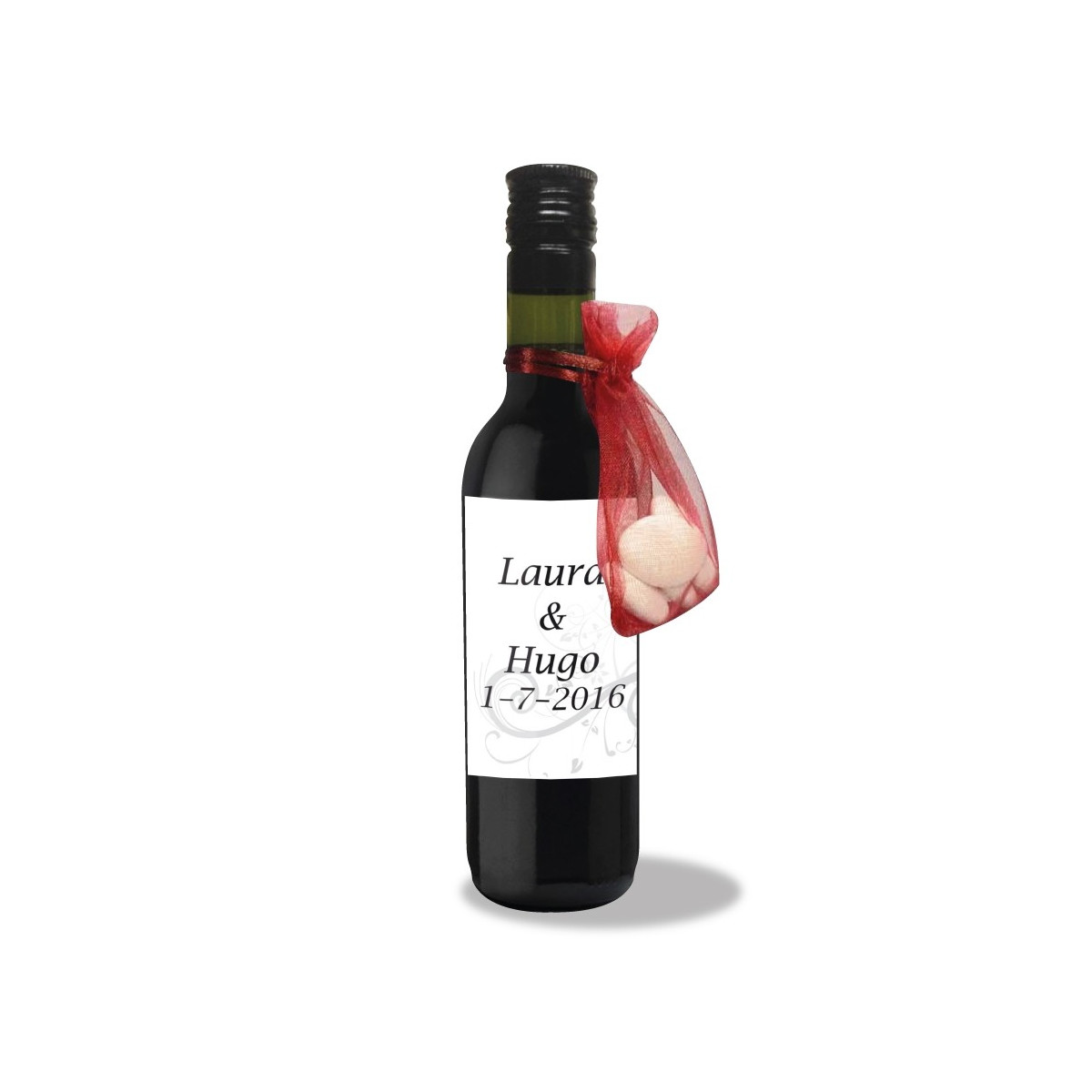 Garrafas de vinho personalizadas para casamentos