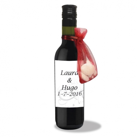 Garrafas de vinho personalizadas para casamentos