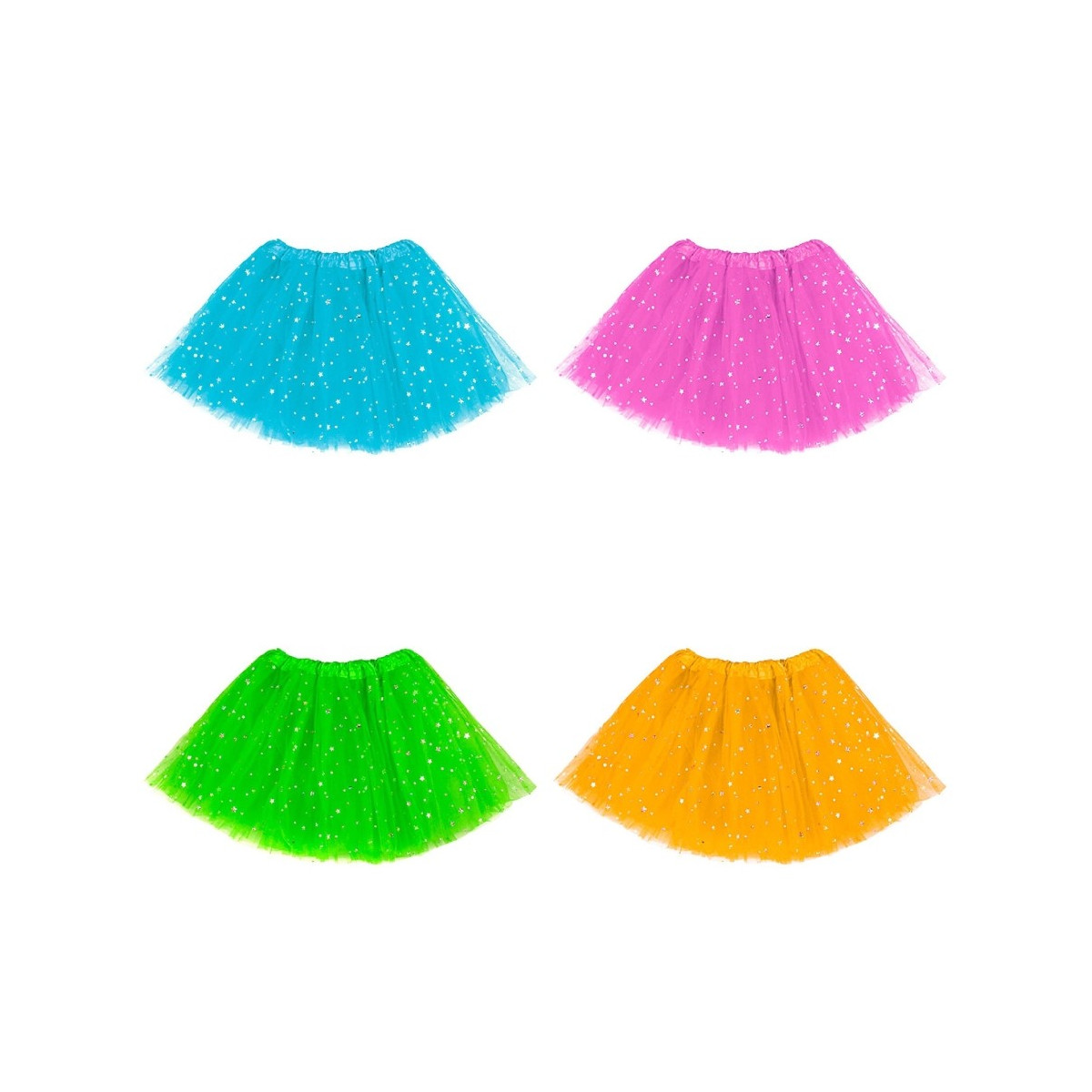 Tutu com estrelas para traje adulto