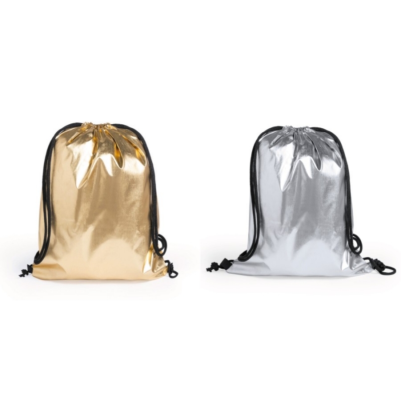Mochilas de saquinho metálico Mochilas de saquinho metálico
