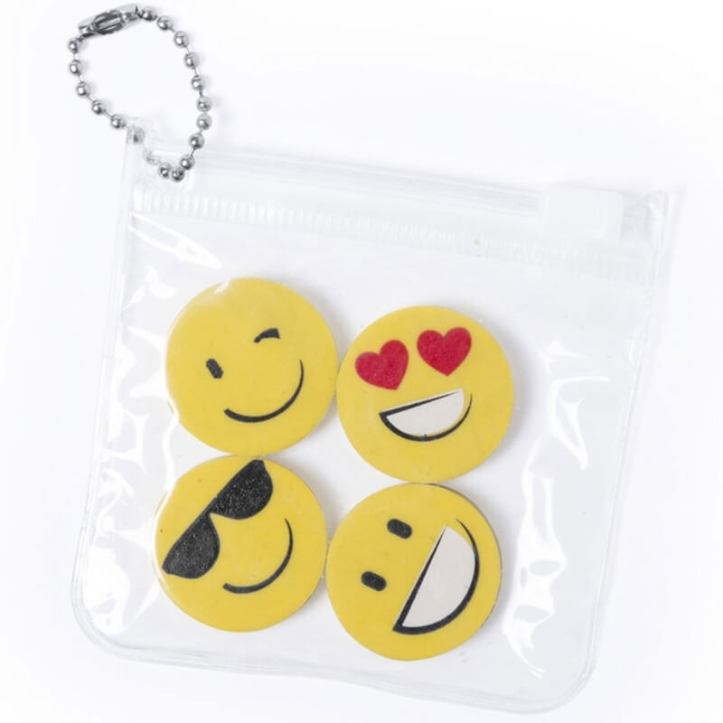 Conjunto de borracha emoticon