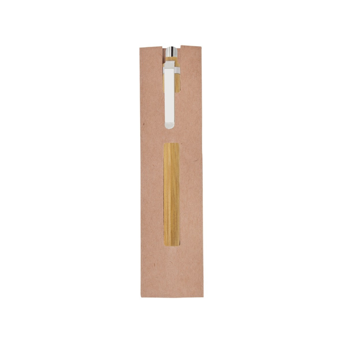 Caneta de bambu com coldre
