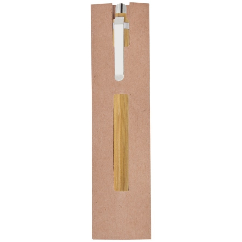 Caneta de bambu com coldre