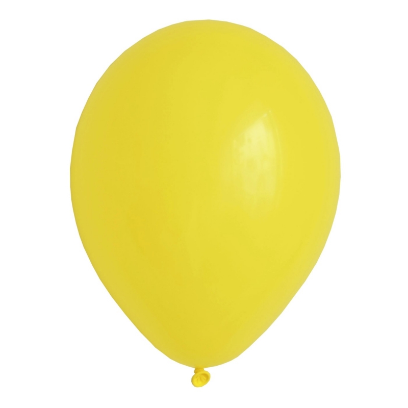 Balões lisos amarelos