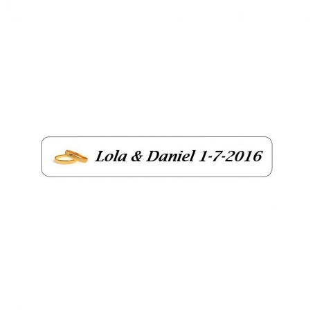 Caneta elegante para casamentos personalizada