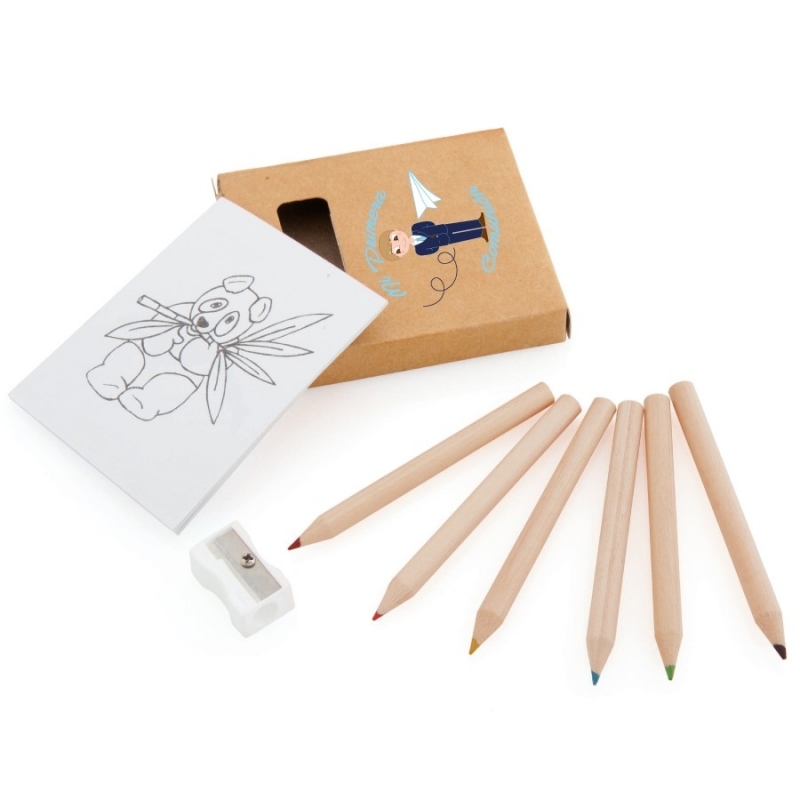 Conjunto de coloração para comunhão infantil