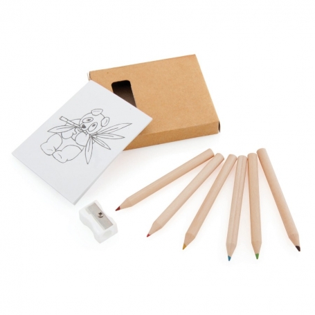 Conjunto de coloração para comunhão menina