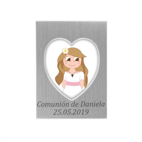 Moldura de foto de comunhão personalizada