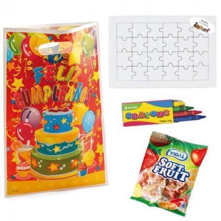 Quebra Cabeça Com Doces De Aniversário