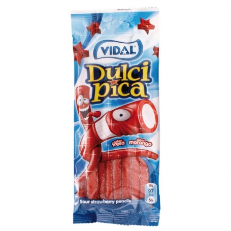 Licorice De Morango Com Pica Pica