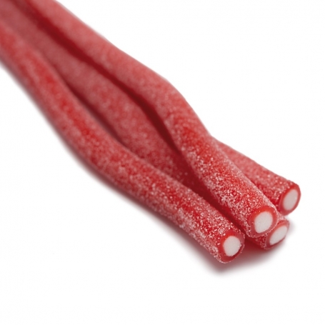 Licorice de morango com pica pica