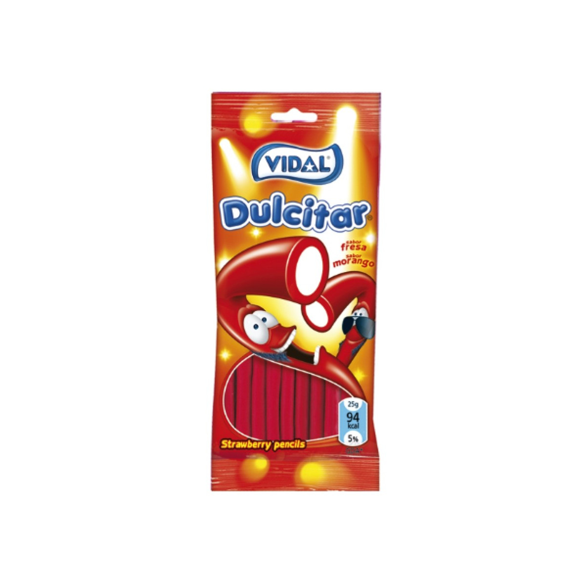 Regaliz vermelho recheado