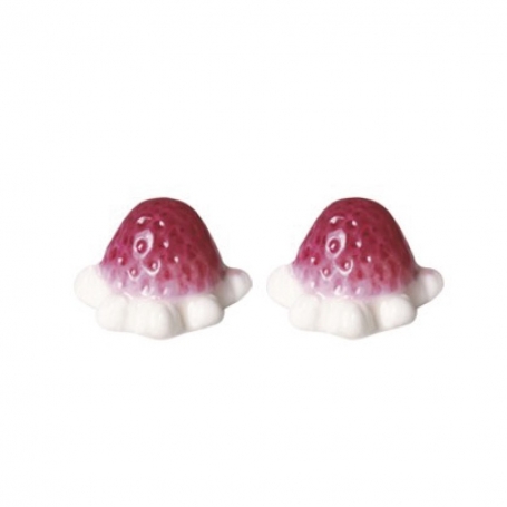 Morangos com creme gummy