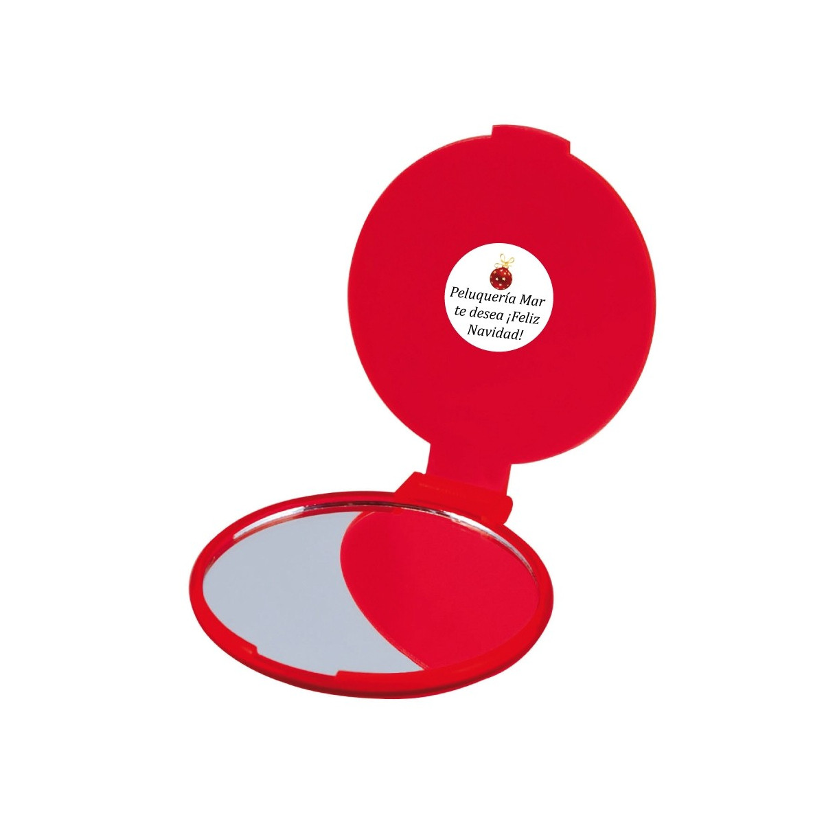 Espelho vermelho personalizado para empresas