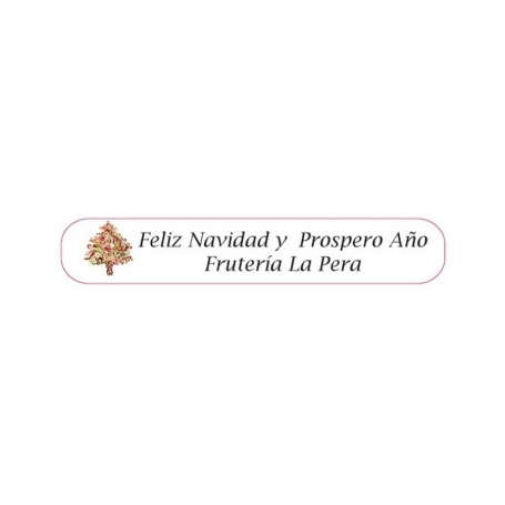Caneta personalizada com detalhes de Natal
