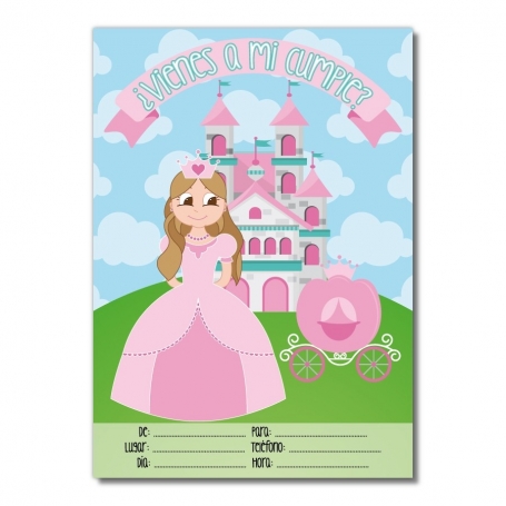 Convite para o aniversário da princesa