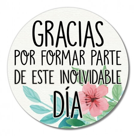 Adesivos de agradecimento