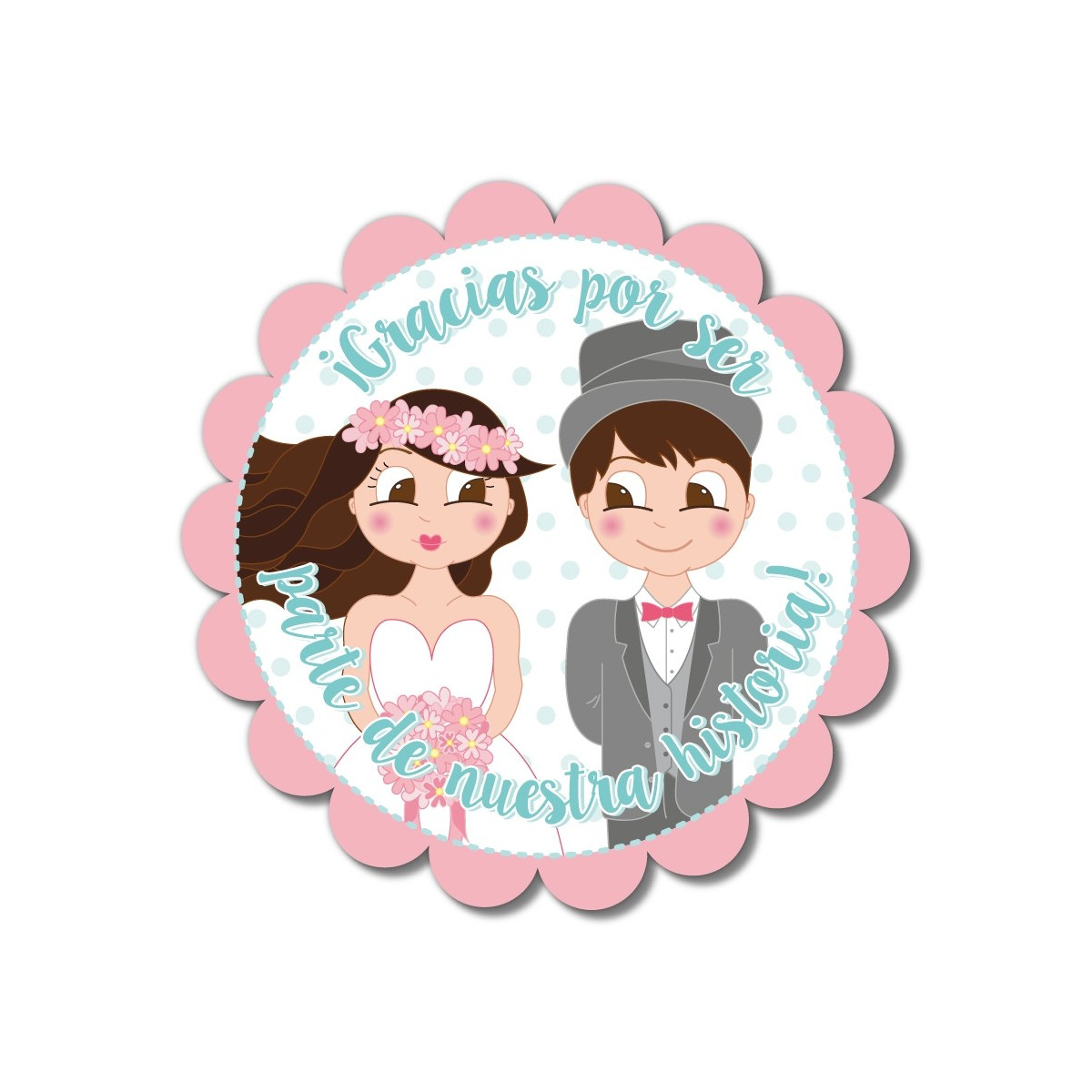 Etiquetas originais para detalhes do casamento